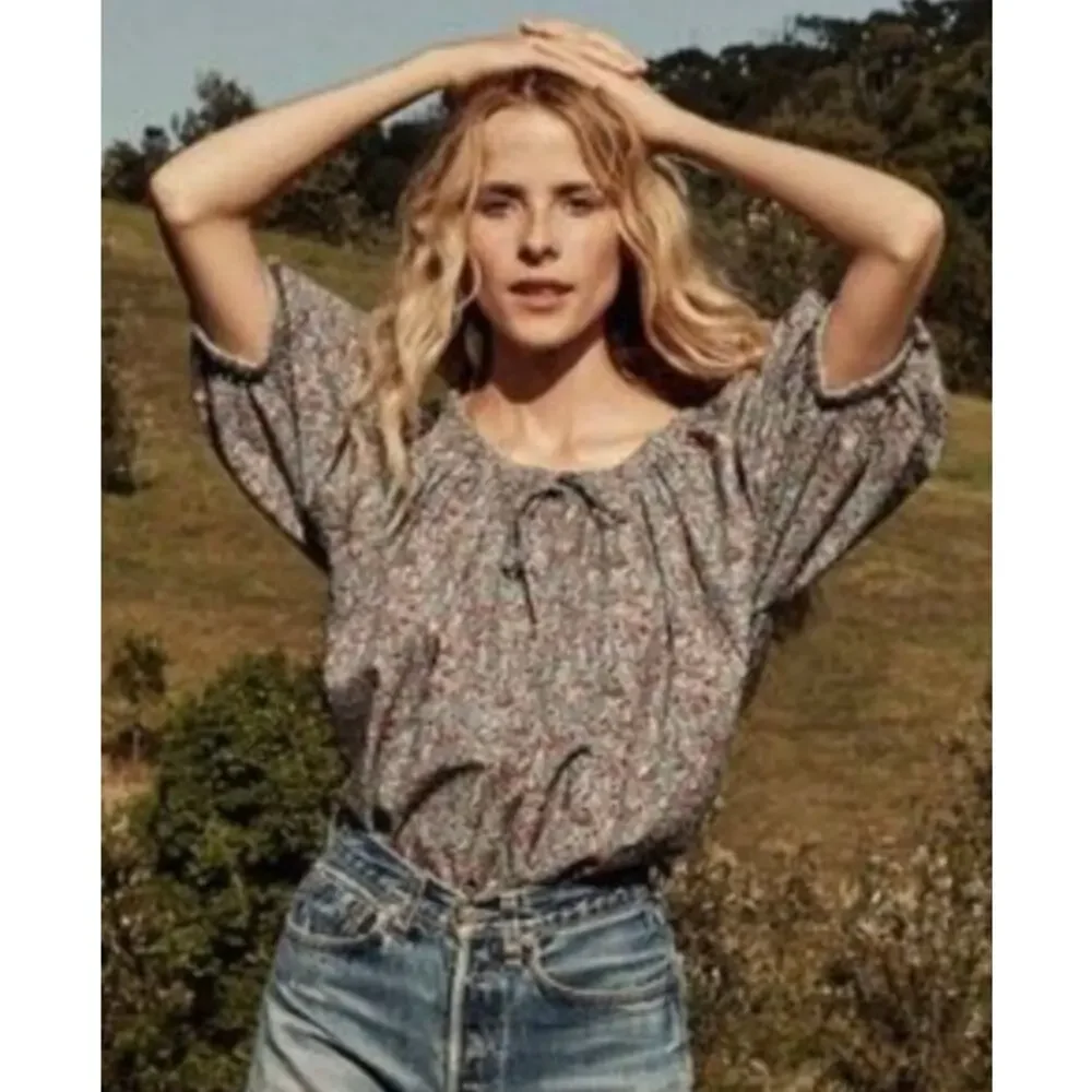 DOEN Sia Top Petit Jardin Floral Blouse S